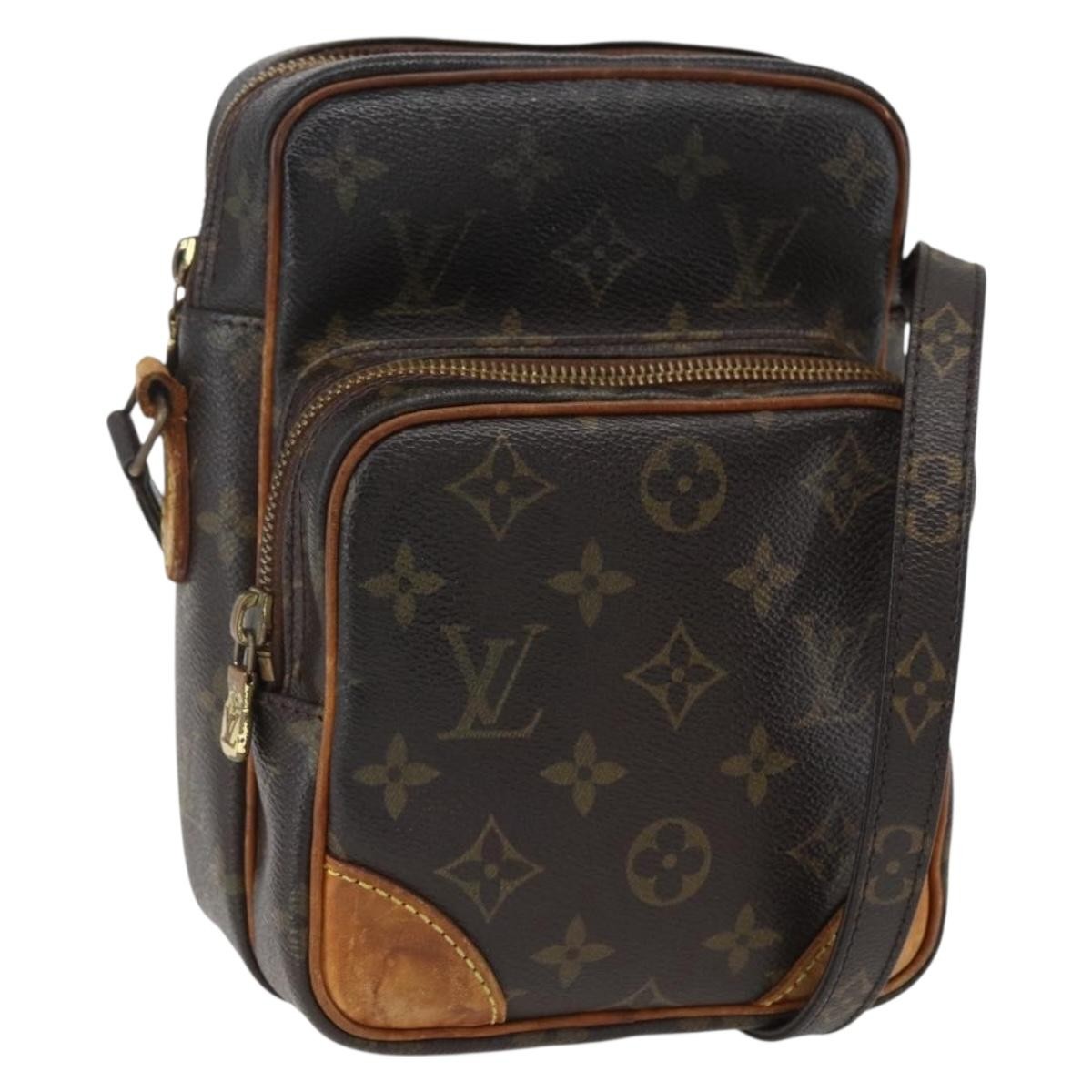 Louis Vuitton Amazone Bag Monogram Canvas Brown Canvas Shoulder Bag