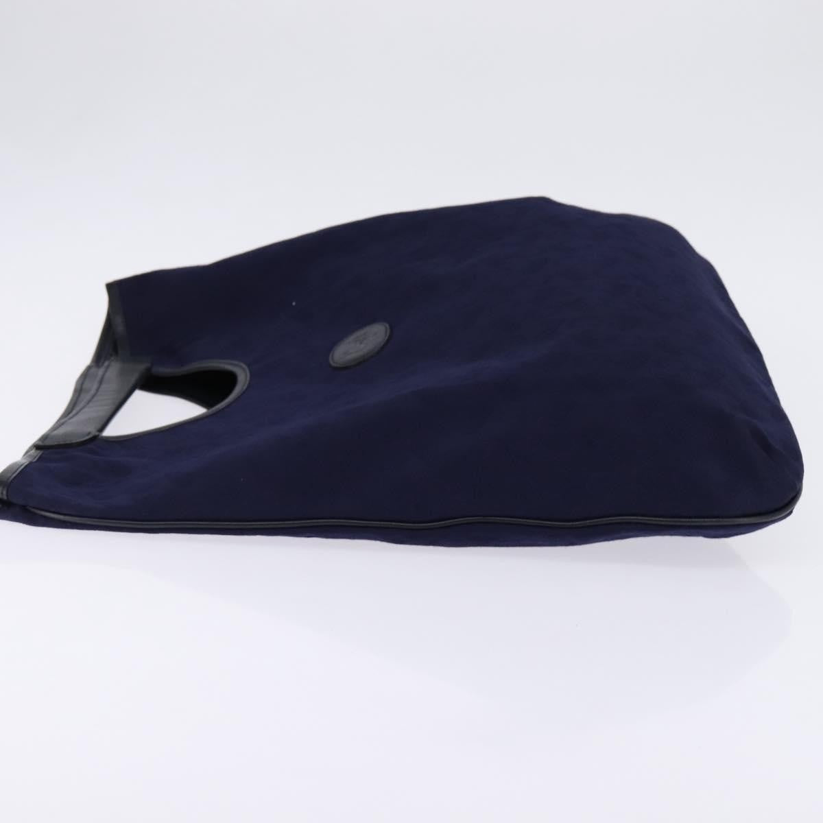 Celine C Sulky Handbag Canvas Navy Canvas Handbag