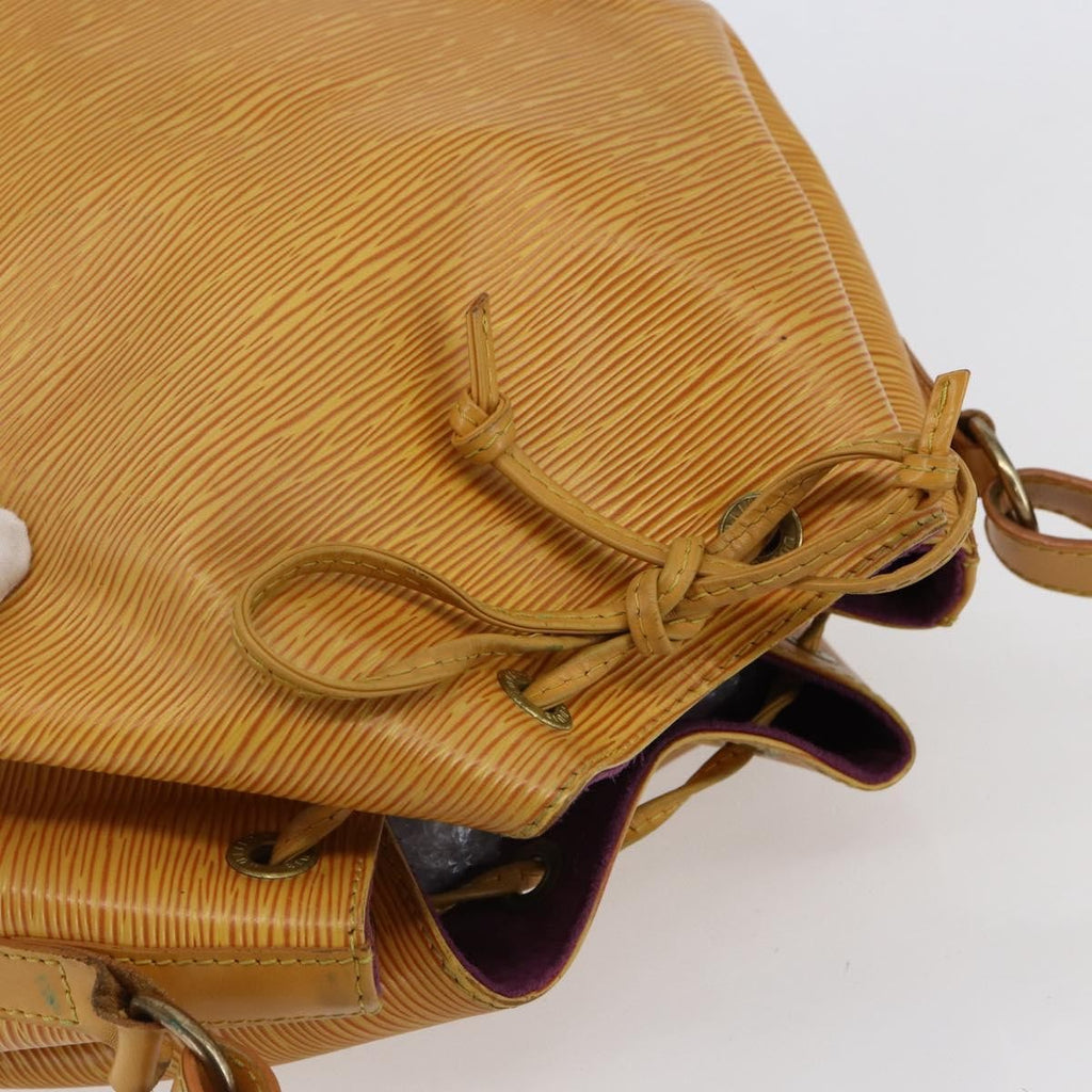 Louis Vuitton Petit Noe Handbag Epi Leather Yellow Leather Shoulder Bag