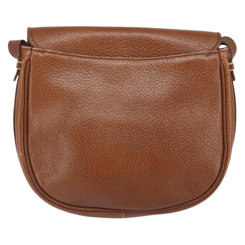 Burberry Vintage Shoulder Bag Leather Brown Leather Shoulder Bag