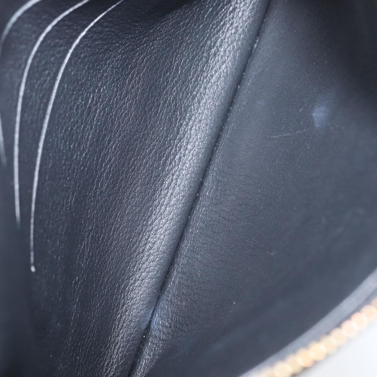 Louis Vuitton Selene Pochette Mahina Leather Black Leather Clutche & Pouche Bag
