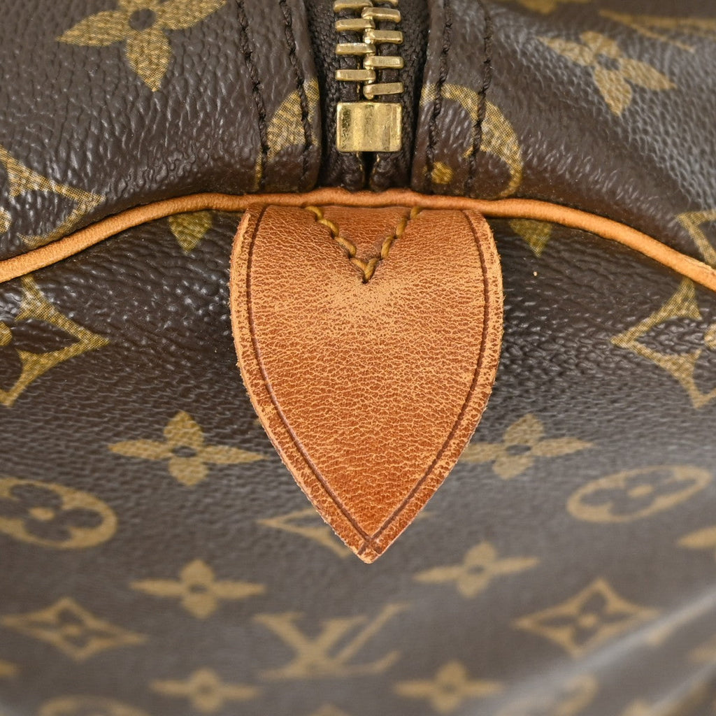 Louis Vuitton Keepall Bag Monogram Canvas Brown Canvas Travel Bag