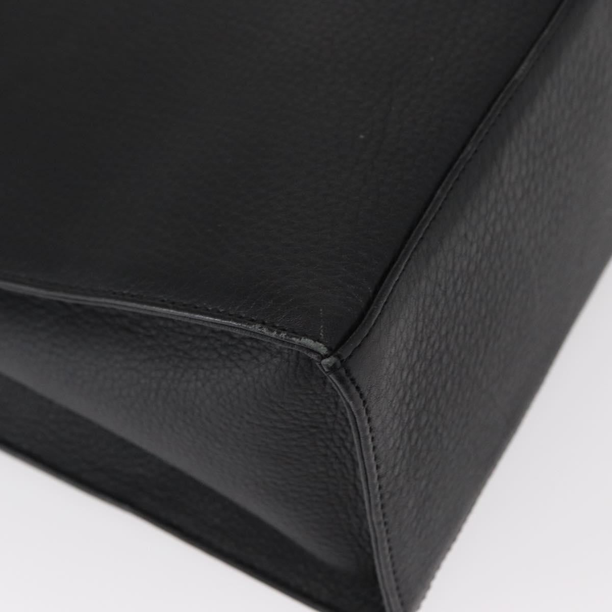 Burberry Vintage Handbag Leather Black Leather Handbag