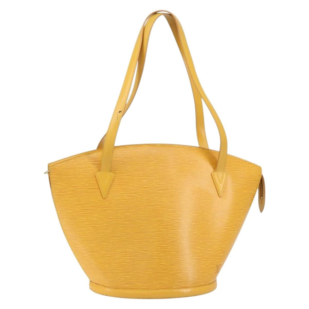 Louis Vuitton Saint Jacques Handbag Epi Leather Yellow Leather Shoulder Bag