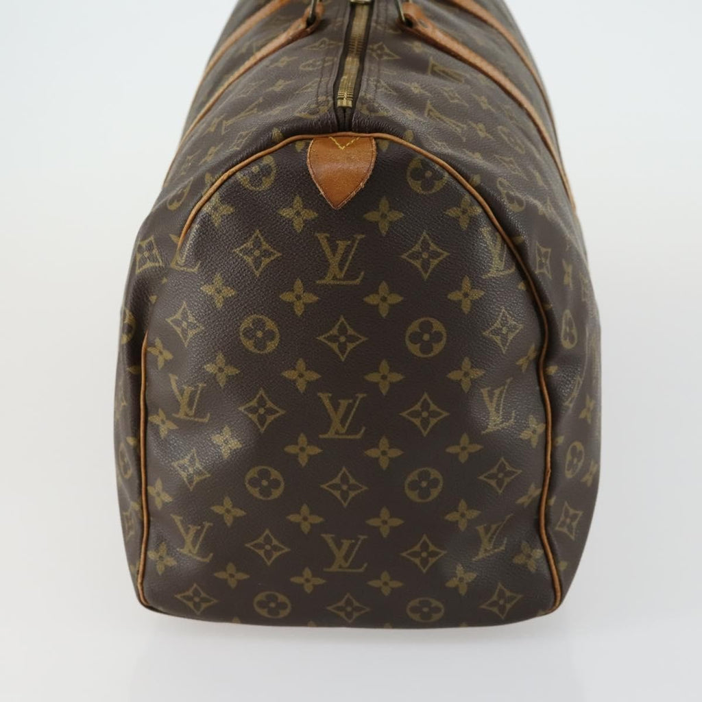Louis Vuitton Keepall Bag Monogram Canvas Brown Canvas Travel Bag