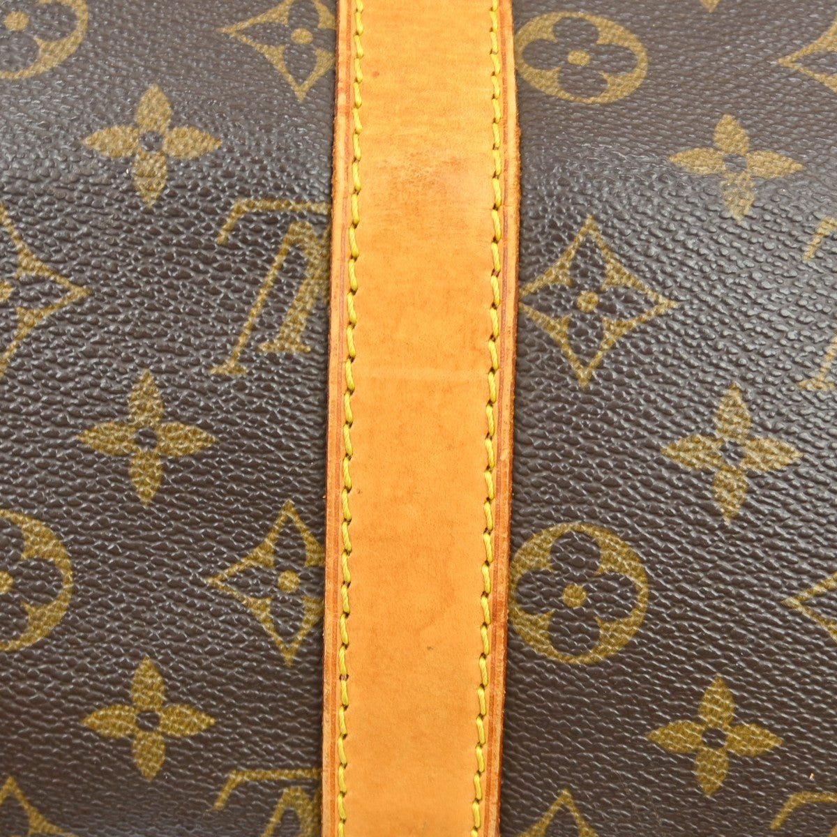 Louis Vuitton Keepall Bag Monogram Canvas Brown Canvas Travel Bag