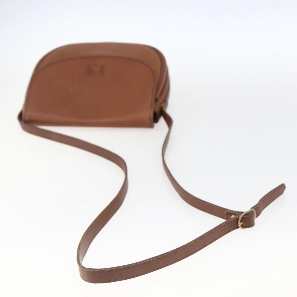 Burberry Vintage Shoulder Bag Leather Brown Leather Shoulder Bag