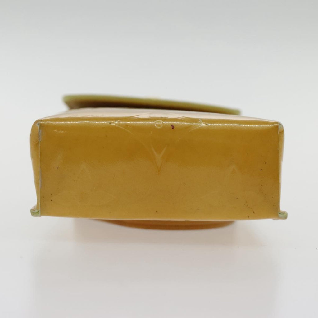 Louis Vuitton Walker Wallet Monogram Vernis Yellow Patent_Leather Clutche & Pouche Bag