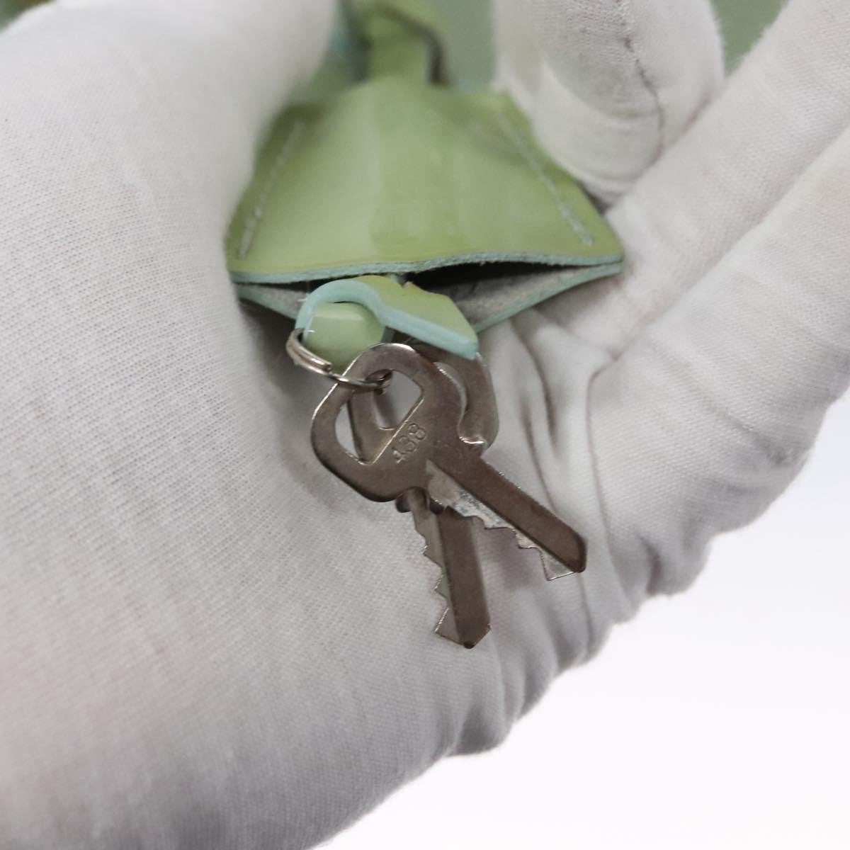Louis Vuitton Alma Handbag Electric Epi Leather Green Patent_Leather Handbag