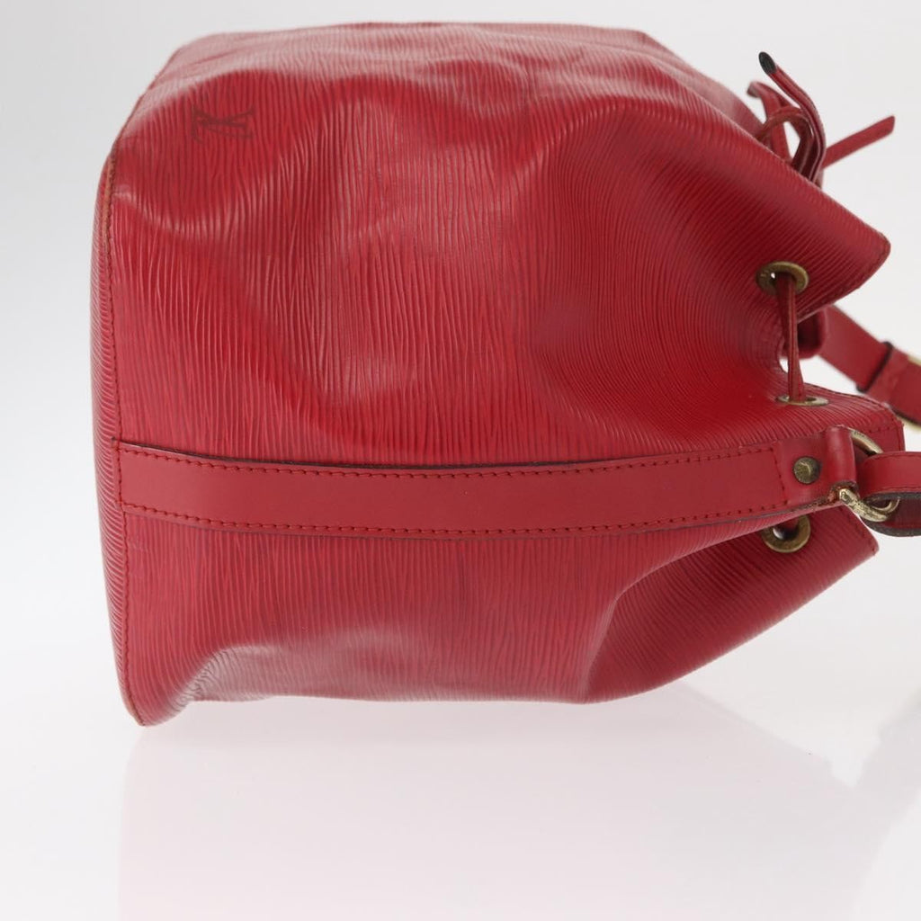 Louis Vuitton Petit Noe Handbag Epi Leather Red Leather Shoulder Bag