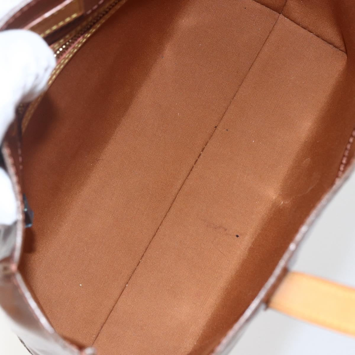Louis Vuitton Reade Handbag Monogram Vernis Brown Patent_Leather Handbag