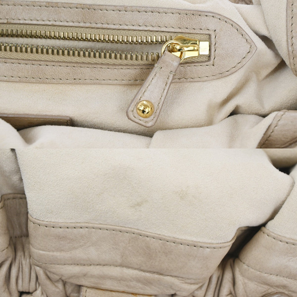 Louis Vuitton Olympe Stratus Handbag Limited Edition Monogram Lambskin Beige Leather Shoulder Bag