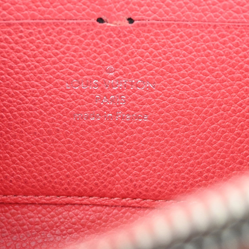 Louis Vuitton Portefeuille Zippy Monogramme Empreinte Monogramme Empreinte Red Leather Wallets Accessory