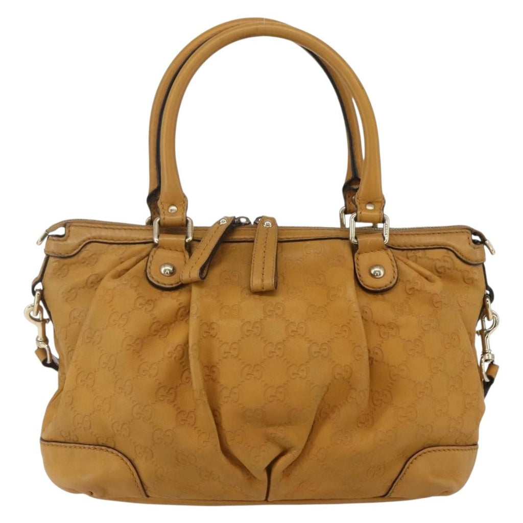 Gucci Sukey Top Handle Satchel Guccissima Leather Brown Leather Tote Bag Bag (Pre-Owned)