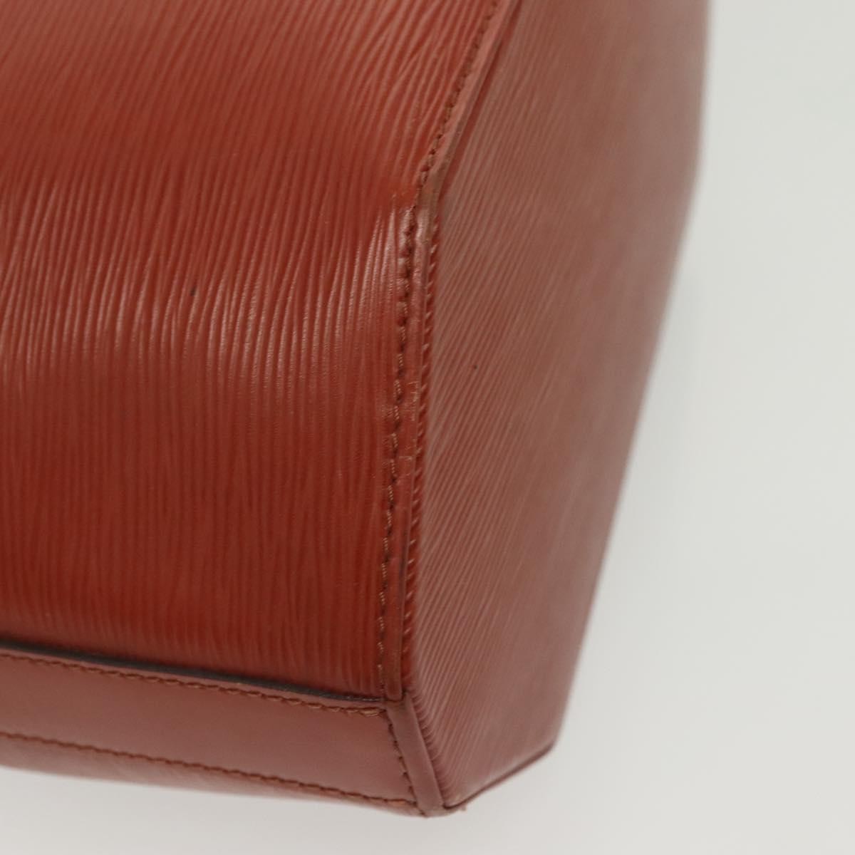 Louis Vuitton Vintage Sac D'epaule Handbag Epi Leather Brown Leather Bag