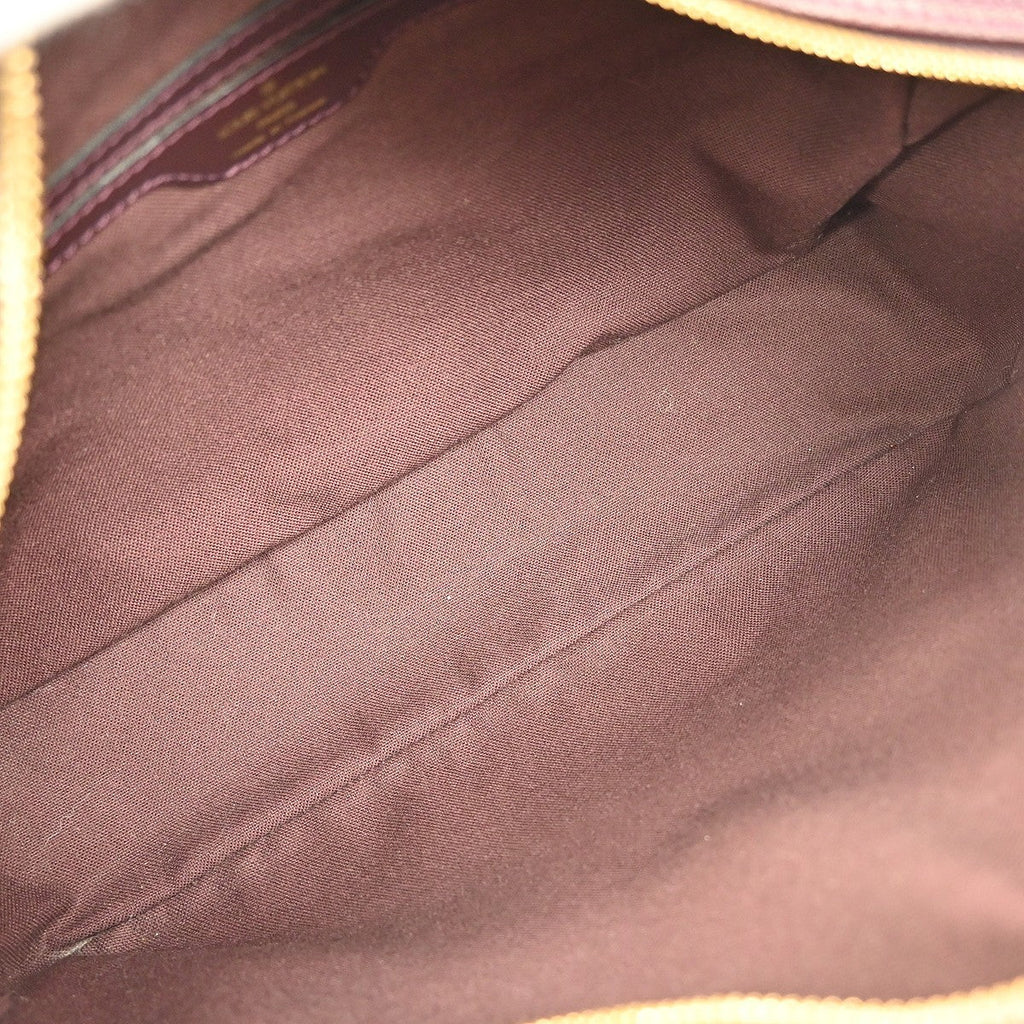 Louis Vuitton Reporter Bag Taiga Leather Purple Leather Shoulder Bag