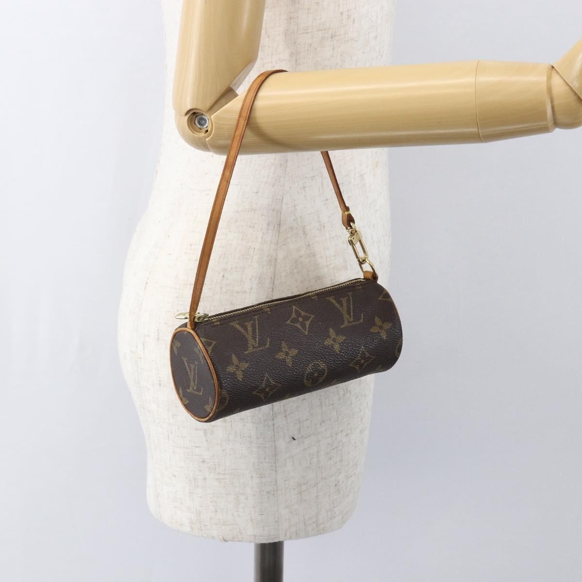 Louis Vuitton Papillon Pochette Monogram Canvas Brown Canvas Clutche & Pouche Bag