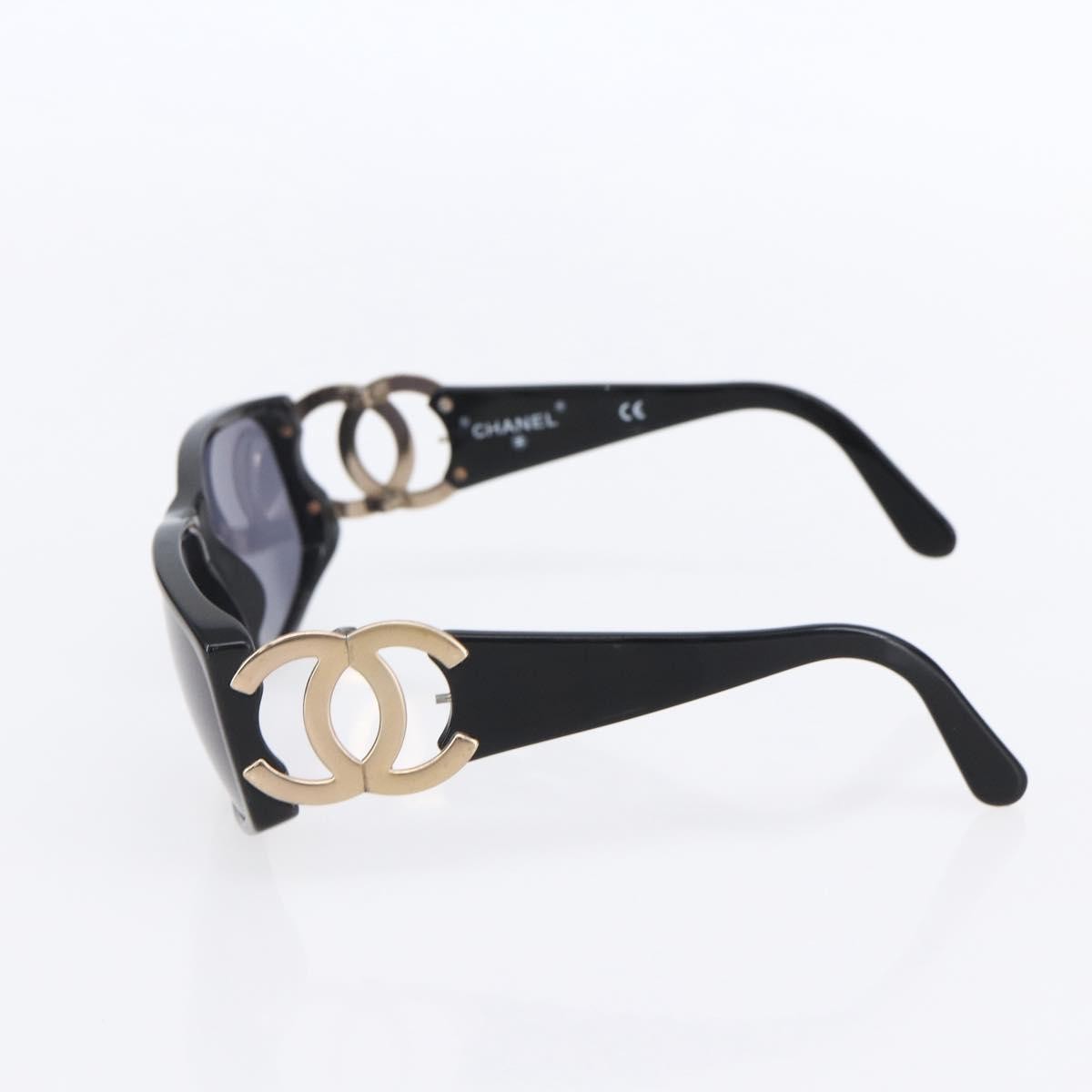Chanel Chanel Logo Sunglasses Eye Wear Plastic Black Plastic Sunglasse Accessory