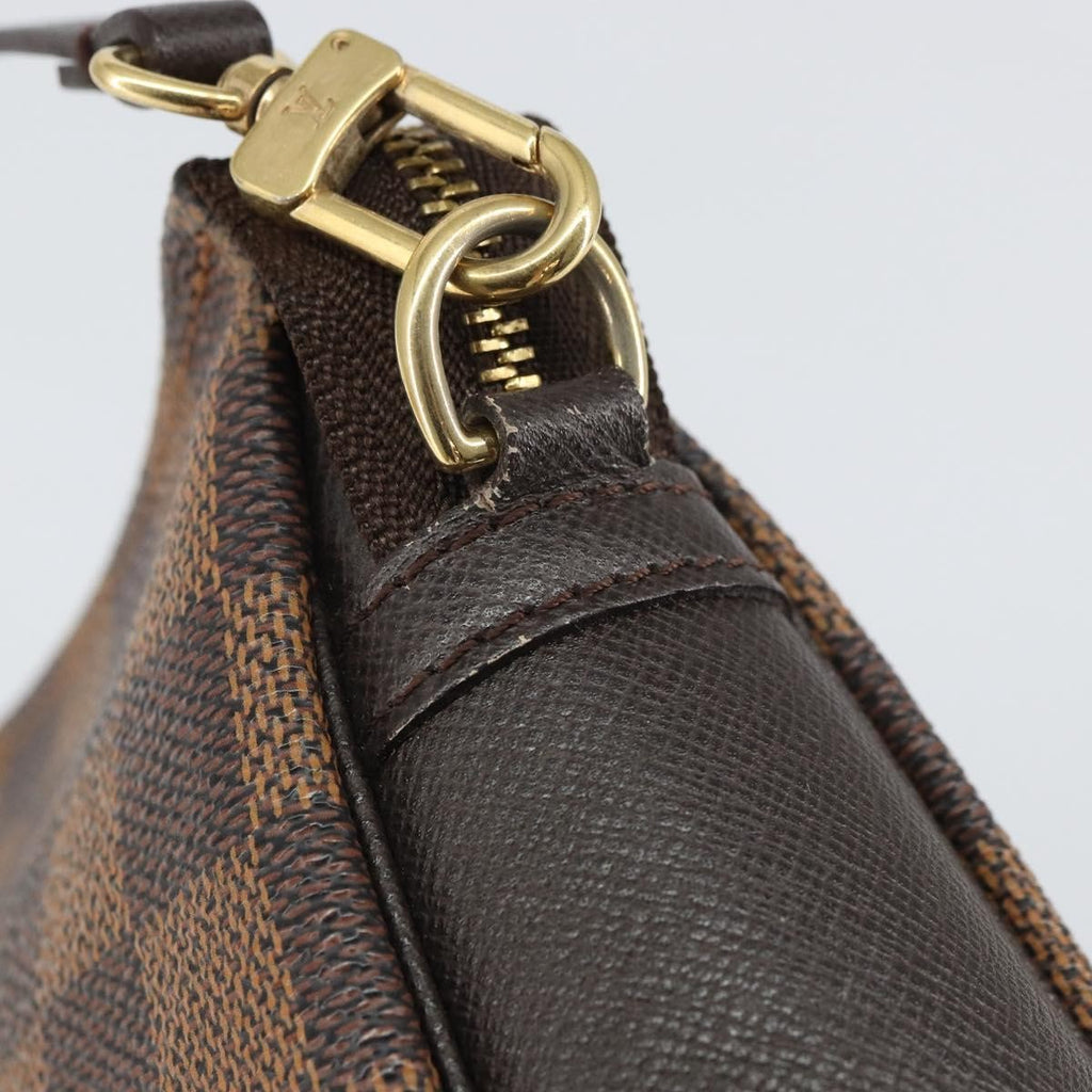 Louis Vuitton Trousse Make Up Bag Damier Canvas Brown Canvas Clutche & Pouche Bag