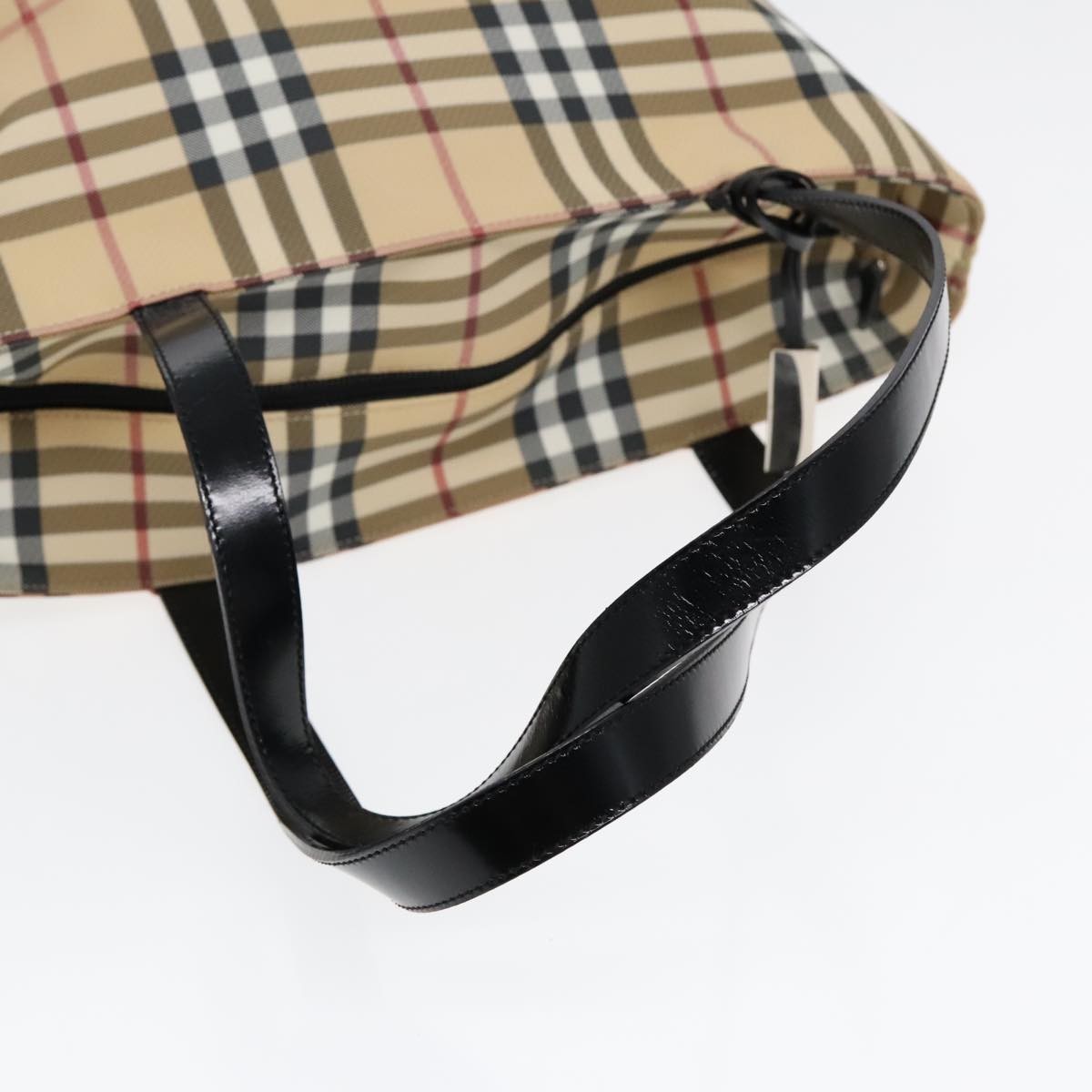 Burberry Nova Check Handbag Nova Check Canvas Beige Canvas Handbag