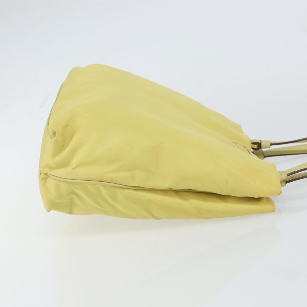 Prada Vintage Tote Nylon Yellow Nylon Tote Bag Bag