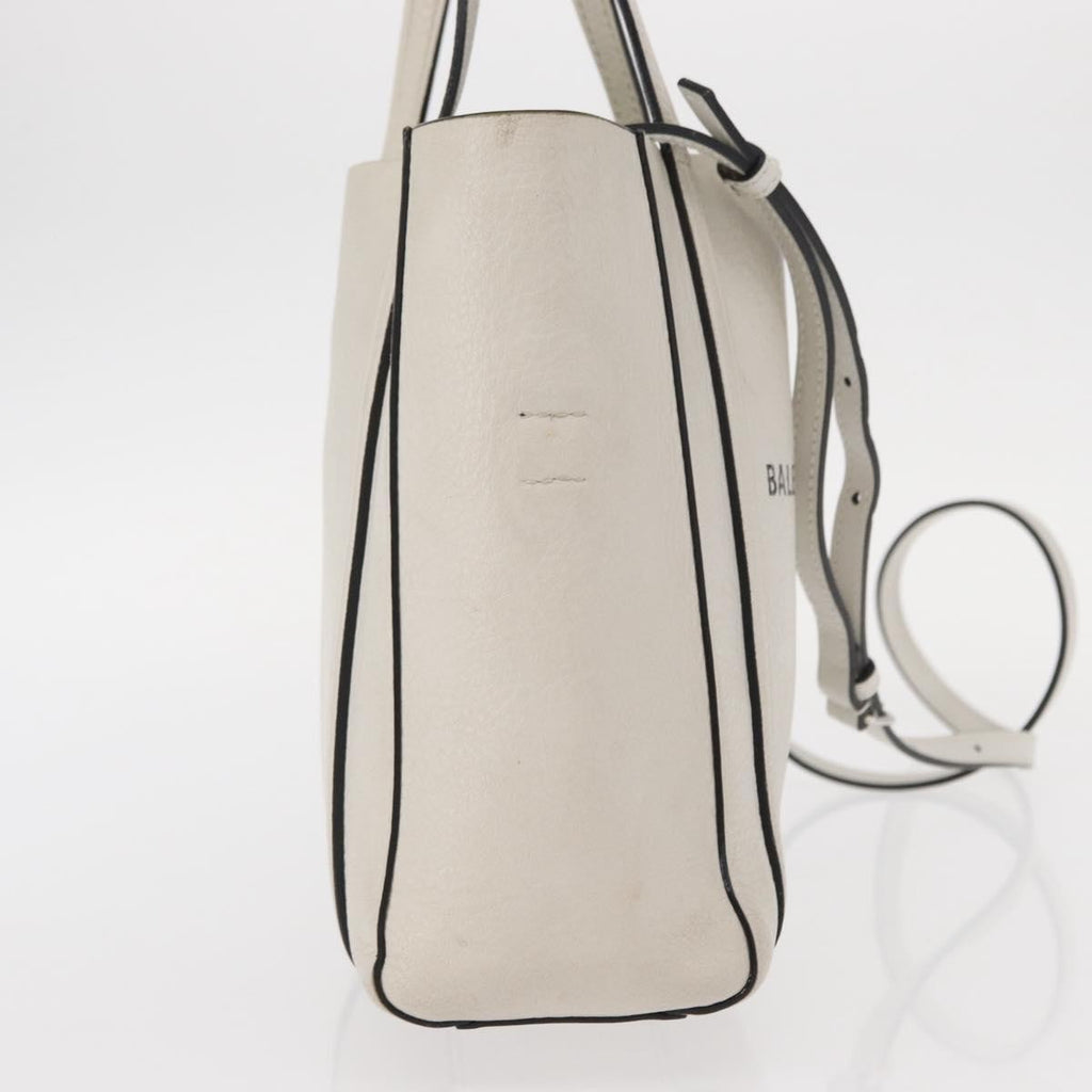 Balenciaga Everyday Tote Leather White Leather Tote Bag