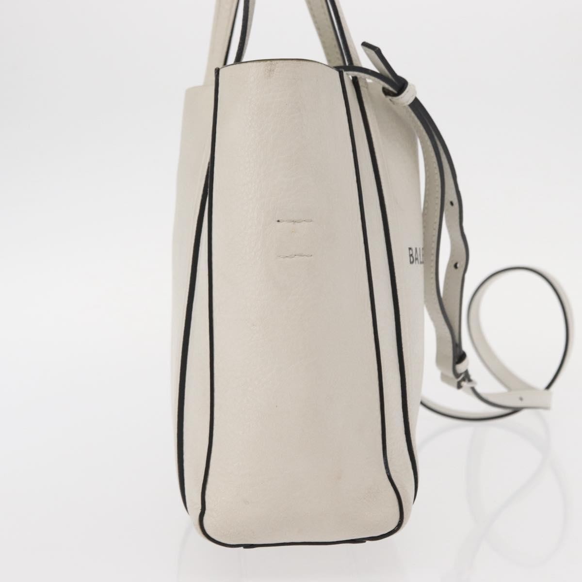 Balenciaga Everyday Tote Leather White Leather Tote Bag