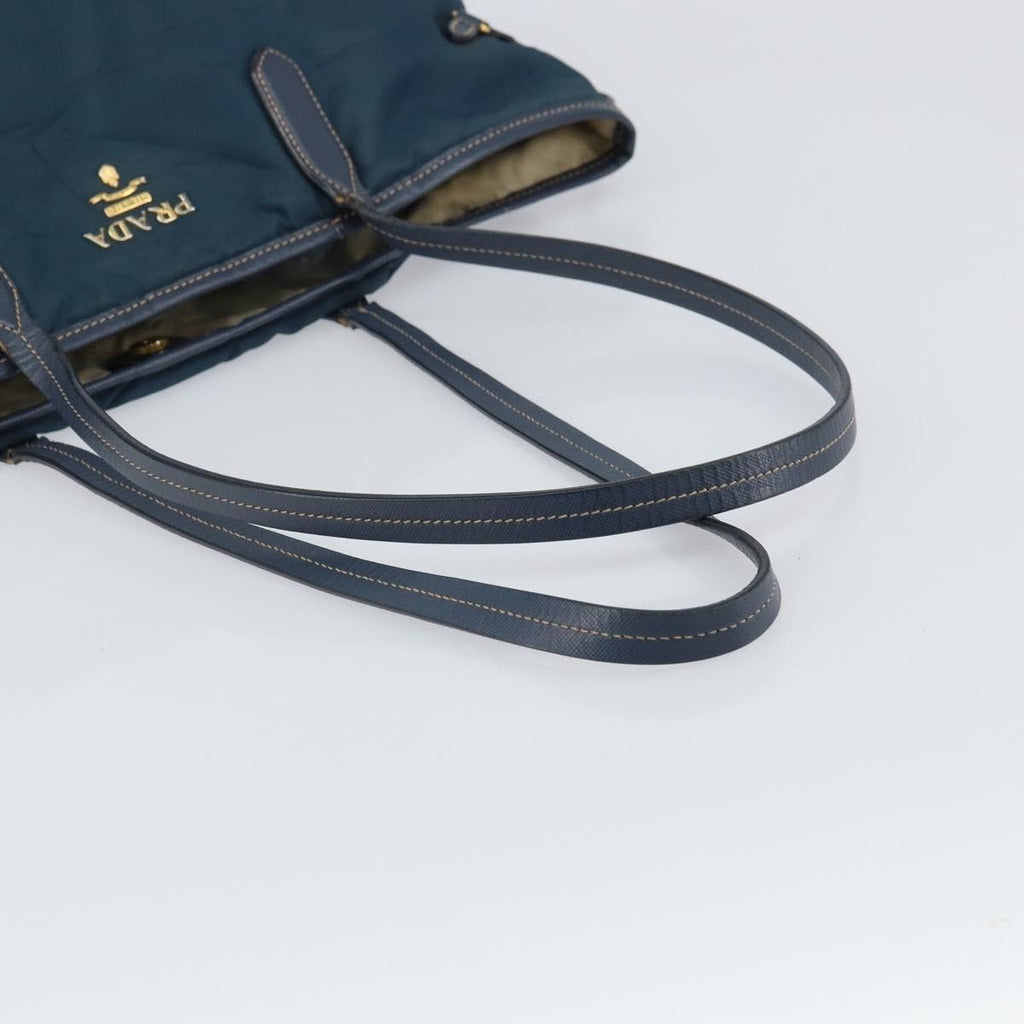 Prada Vintage Tote Tessuto Navy Nylon Tote Bag Bag