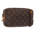 Louis Vuitton Pochette Marly Bandouliere Bag Monogram Canvas Brown Canvas Shoulder Bag