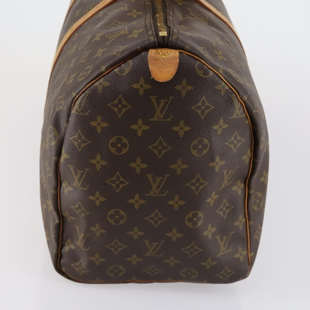 Louis Vuitton Keepall Bag Monogram Canvas Brown Canvas Travel Bag