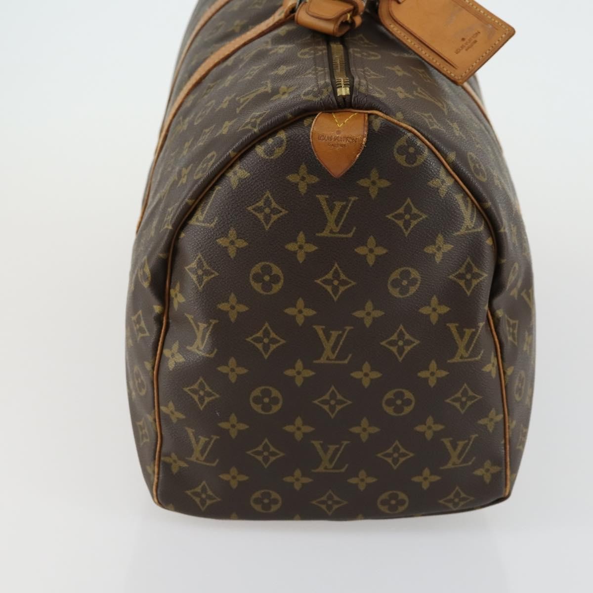 Louis Vuitton Keepall Bag Monogram Canvas Brown Canvas Travel Bag