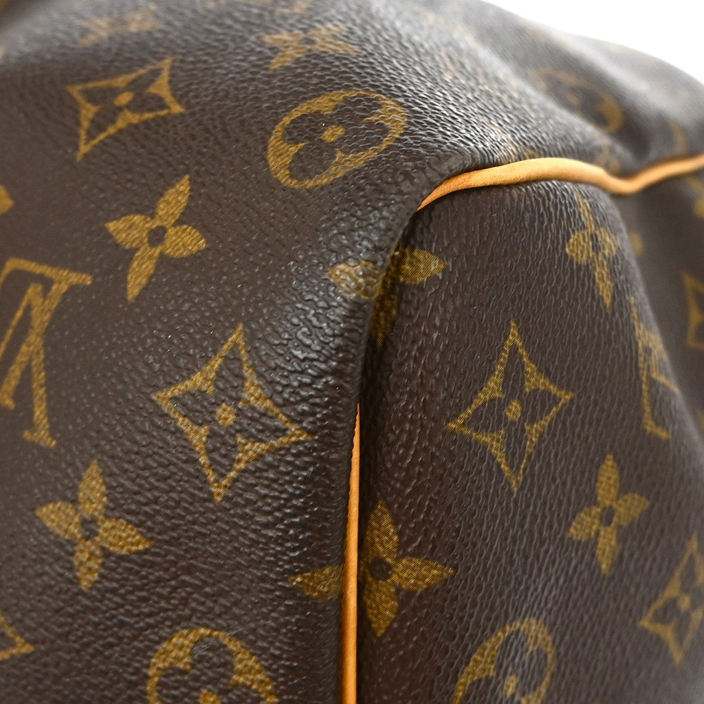 Louis Vuitton Keepall Bag Monogram Canvas Brown Canvas Travel Bag