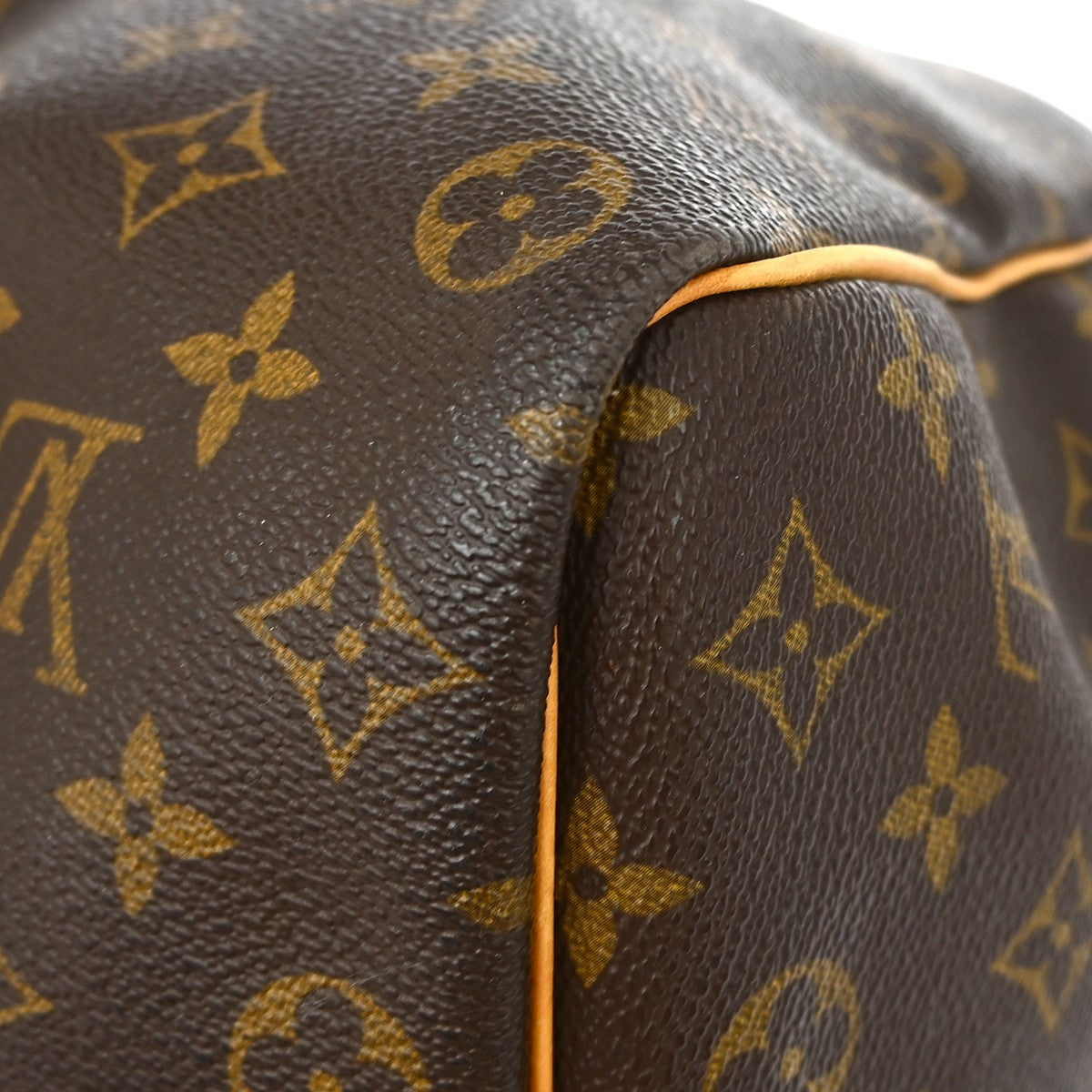 Louis Vuitton Keepall Bag Monogram Canvas Brown Canvas Travel Bag