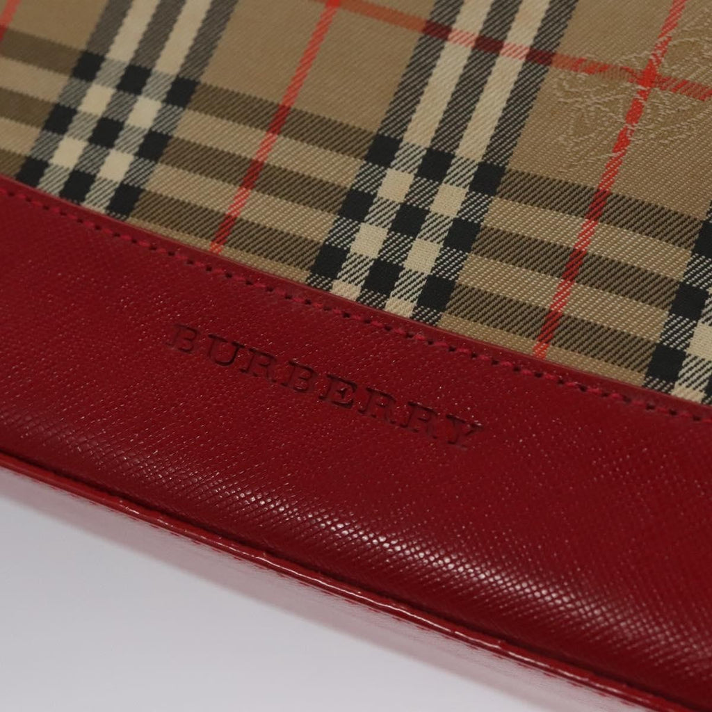Burberry Nova Check Handbag Nova Check Canvas And Leather Beige Canvas Handbag