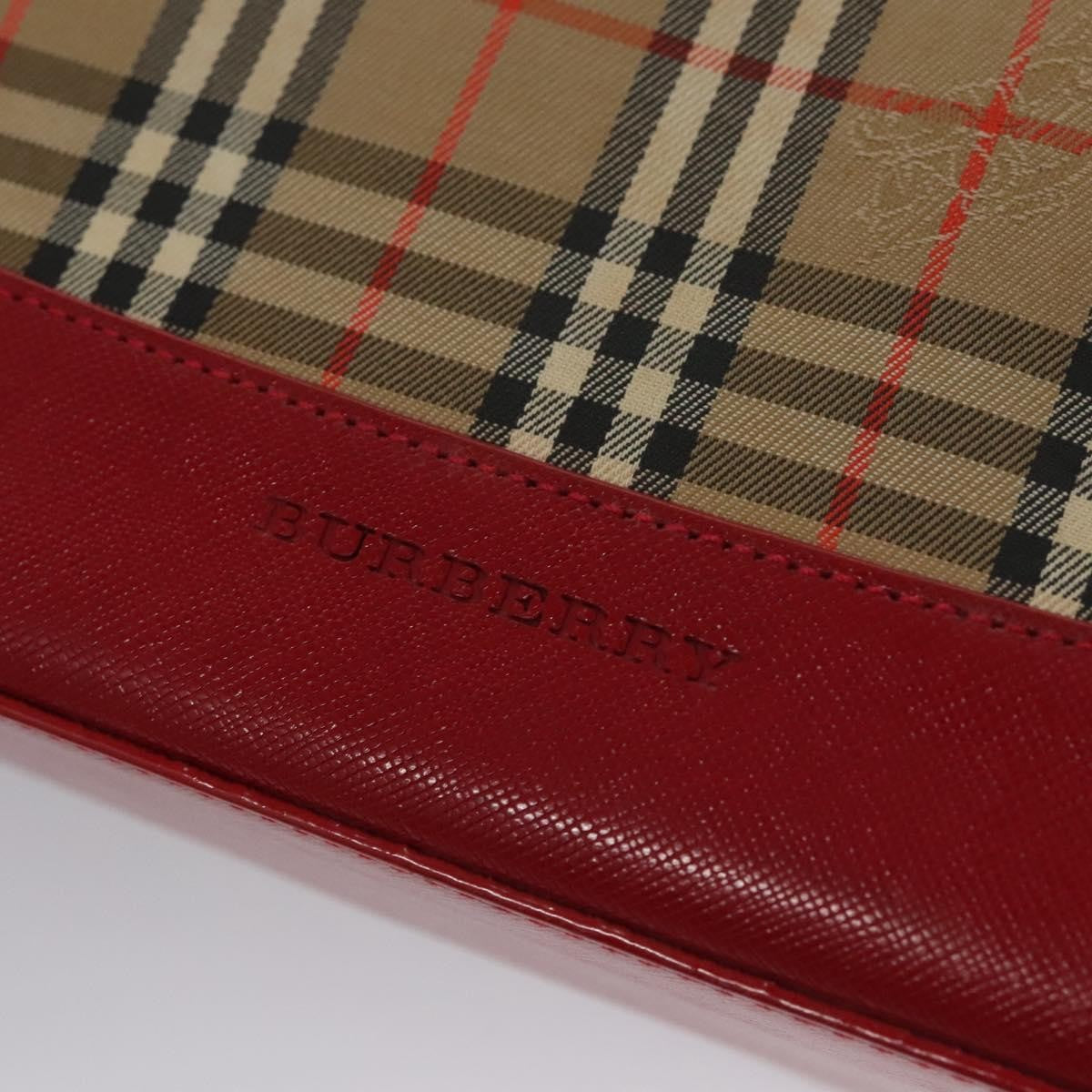 Burberry Nova Check Handbag Nova Check Canvas And Leather Beige Canvas Handbag