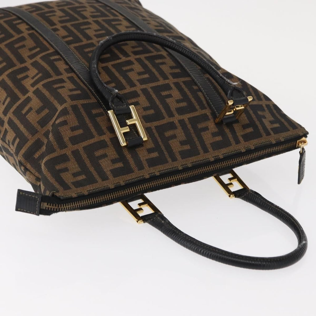 Fendi Zucca Tote Bag Canvas Black Canvas Tote Bag Bag