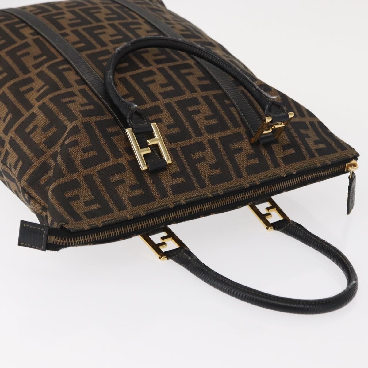 Fendi Zucca Tote Bag Canvas Black Canvas Tote Bag Bag