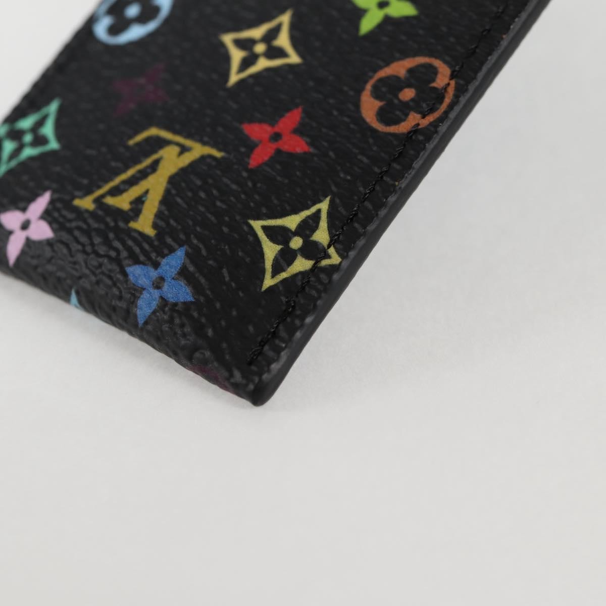 Louis Vuitton Etui À Stylo Canvas Black Canvas Clutche & Pouche Bag
