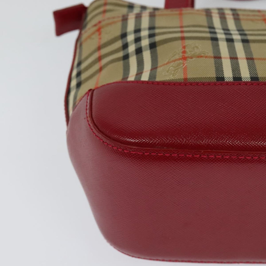 Burberry Nova Check Handbag Nova Check Canvas And Leather Beige Canvas Handbag