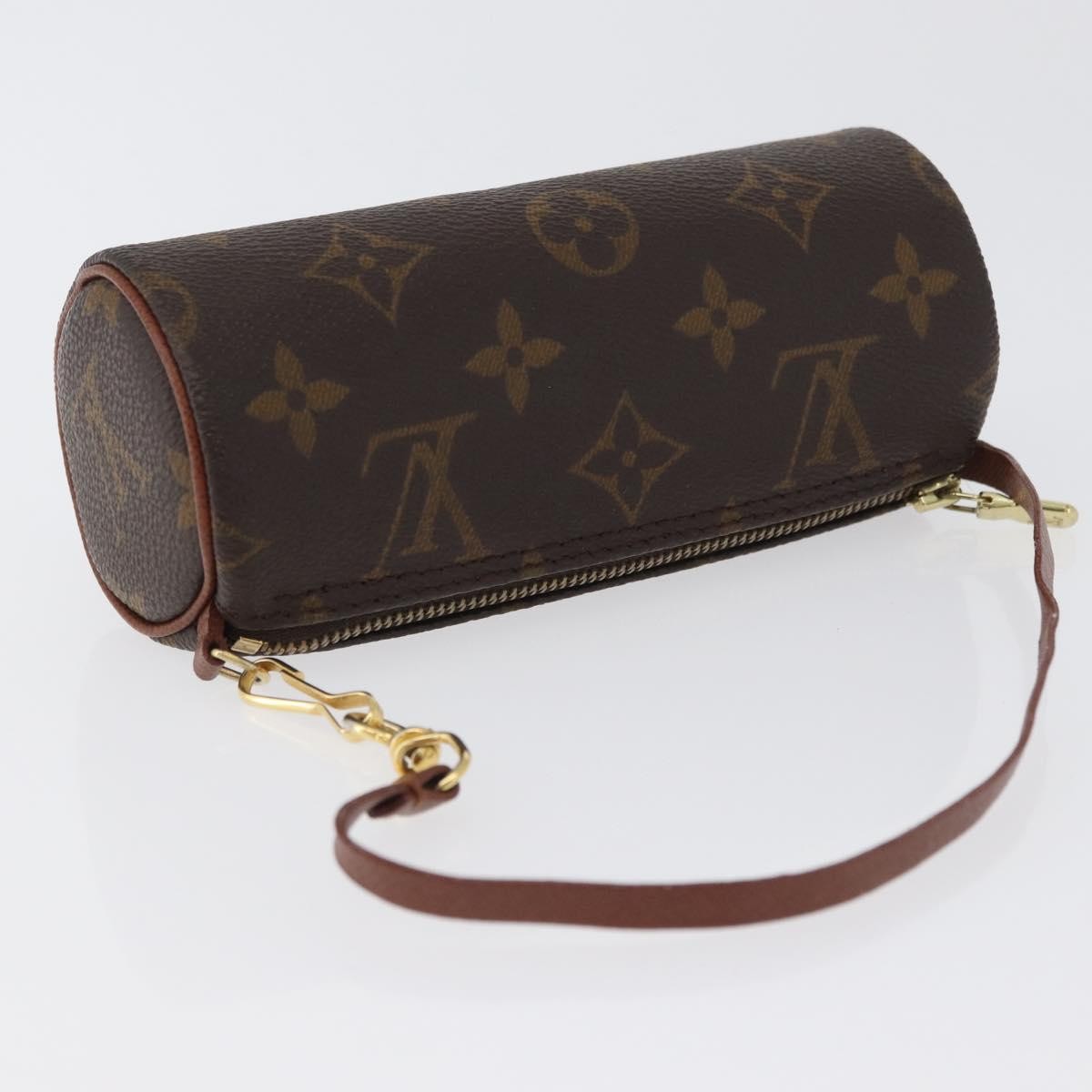 Louis Vuitton Papillon Pochette Monogram Canvas Brown Canvas Clutche & Pouche Bag