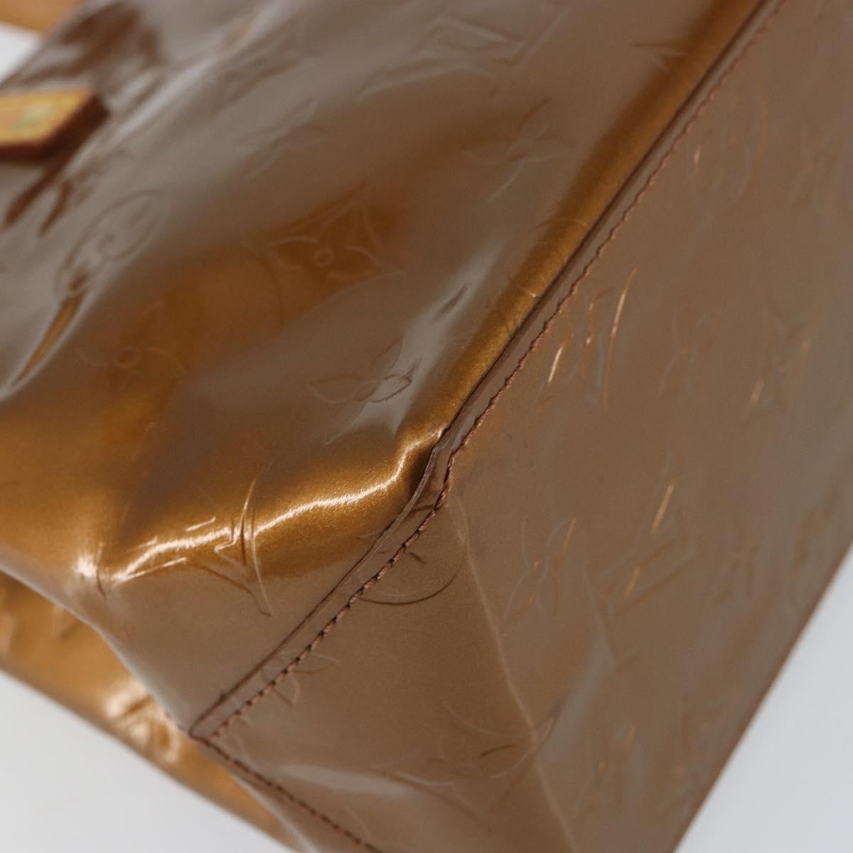 Louis Vuitton Reade Handbag Monogram Vernis Brown Patent_Leather Tote Bag