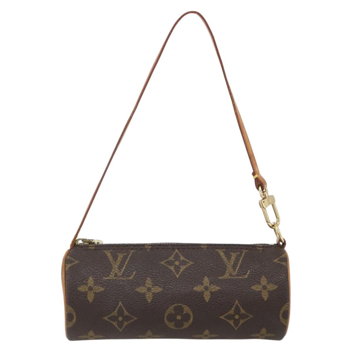 Louis Vuitton Papillon Pochette Monogram Canvas Brown Canvas Clutche & Pouche Bag