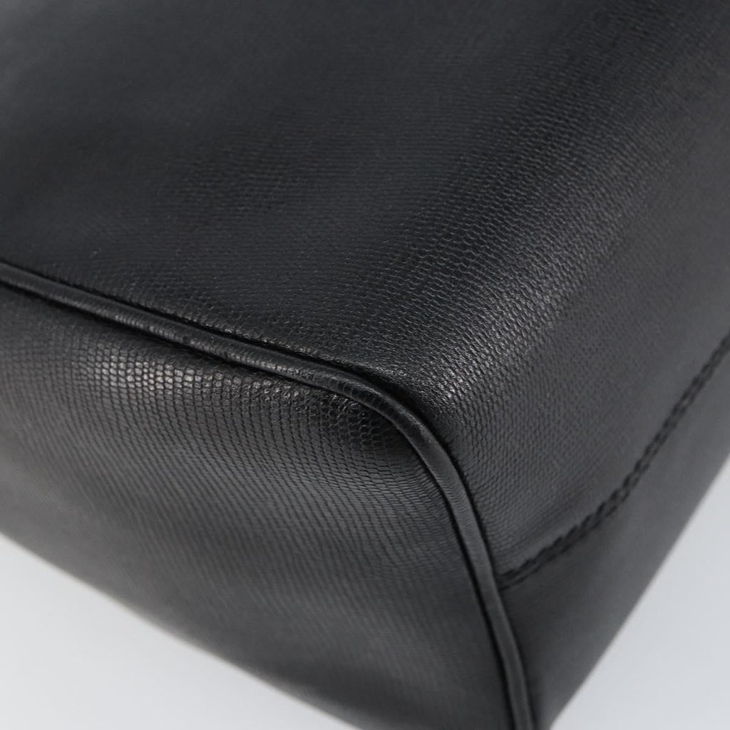 Celine Circle Logo Shoulder Bag Leather Black Leather Shoulder Bag Bag
