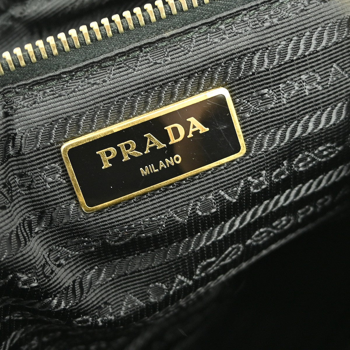 Prada Zip Convertible Shopping Tote Tessuto With Saffiano Leather Black Nylon Tote Bag Bag