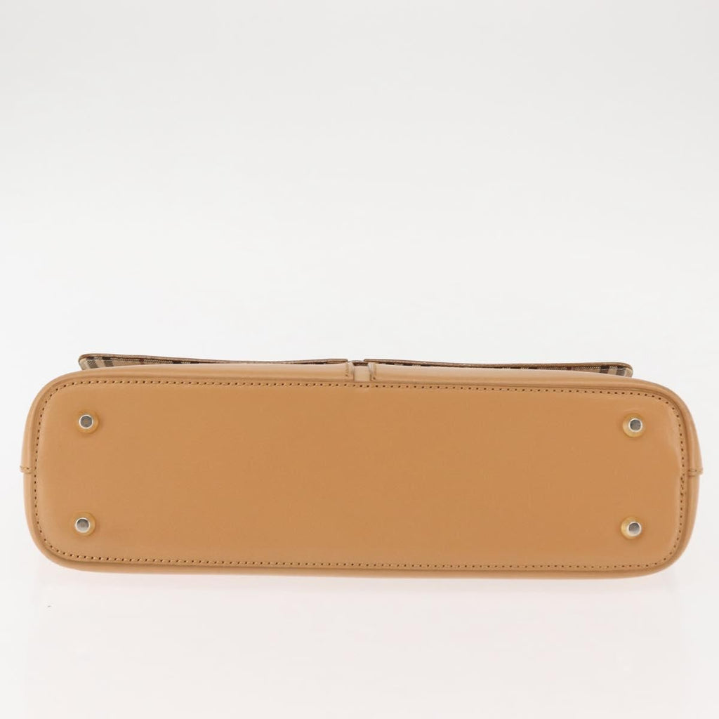 Burberry Shoulder Bag Leather Beige Leather Shoulder Bag