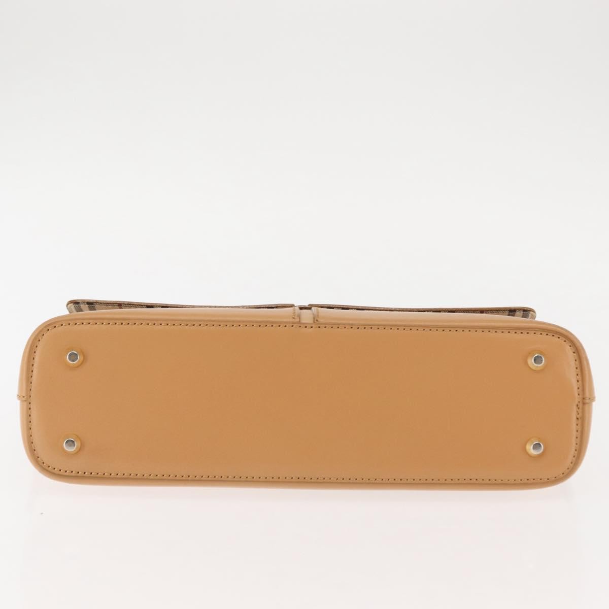 Burberry Shoulder Bag Leather Beige Leather Shoulder Bag