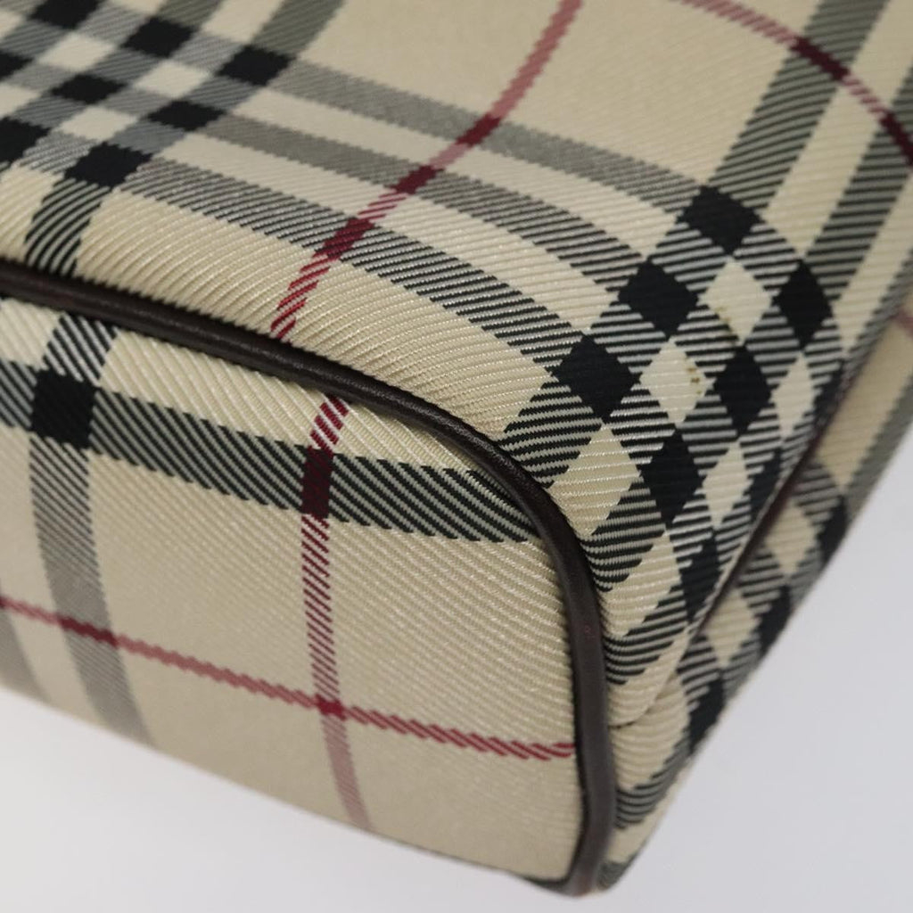 Burberry Nova Check Handbag Nova Check Canvas And Leather Beige Canvas Handbag