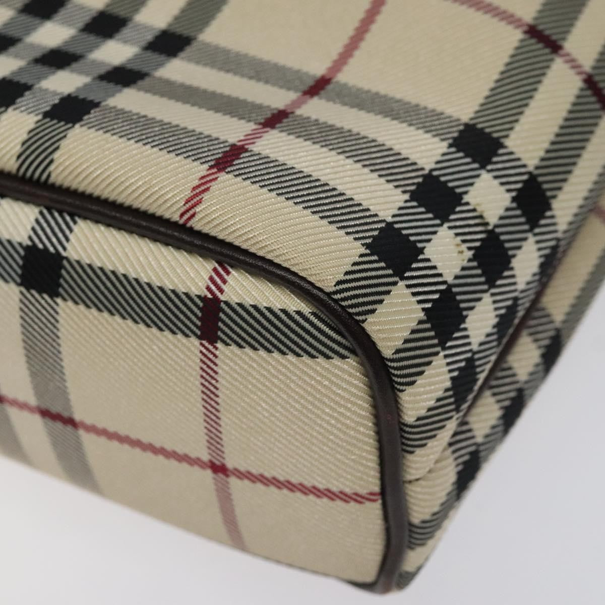 Burberry Nova Check Handbag Nova Check Canvas And Leather Beige Canvas Handbag