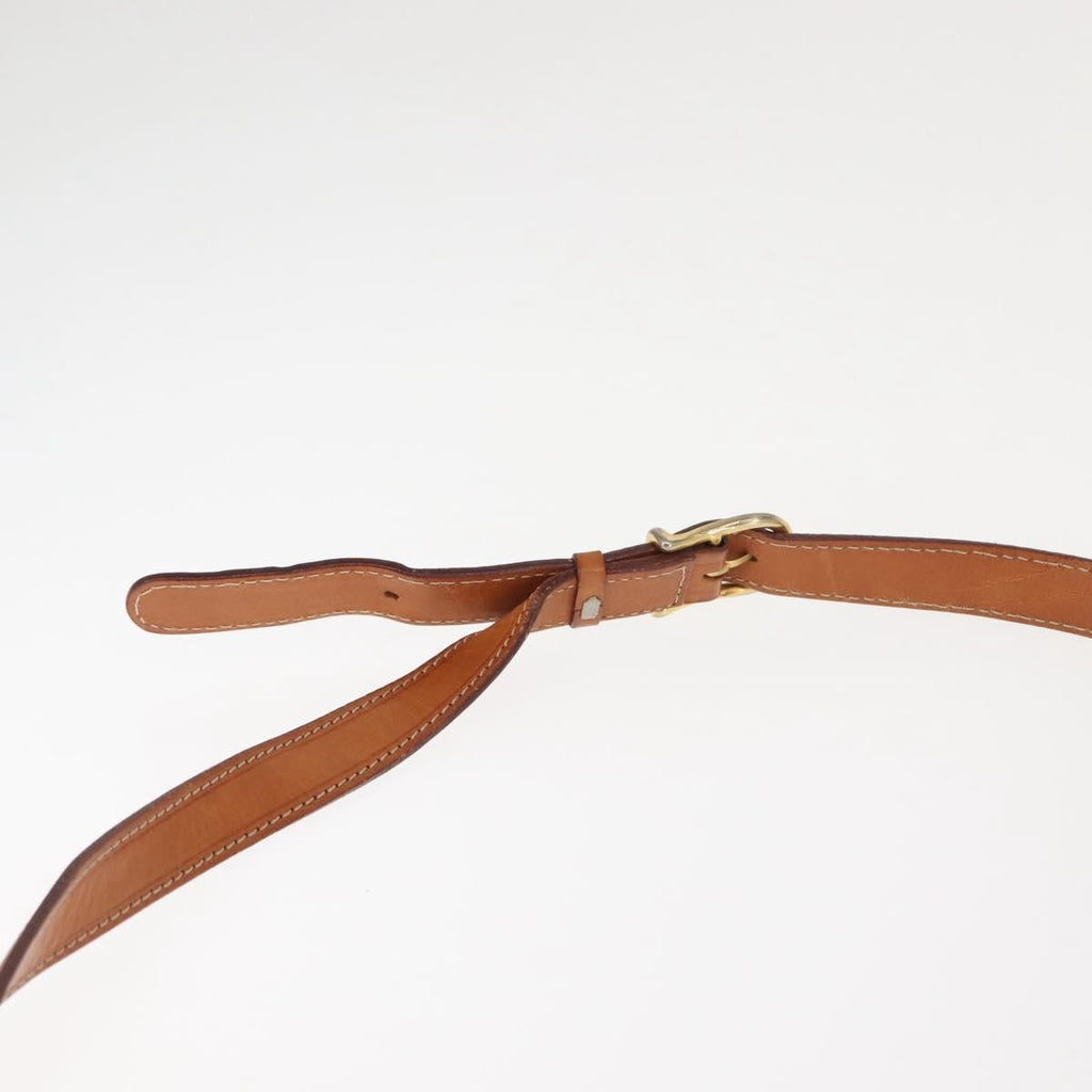 Celine Vintage Macadam Circle Logo Shoulder Bag Canvas And Leather Brown Canvas Bag