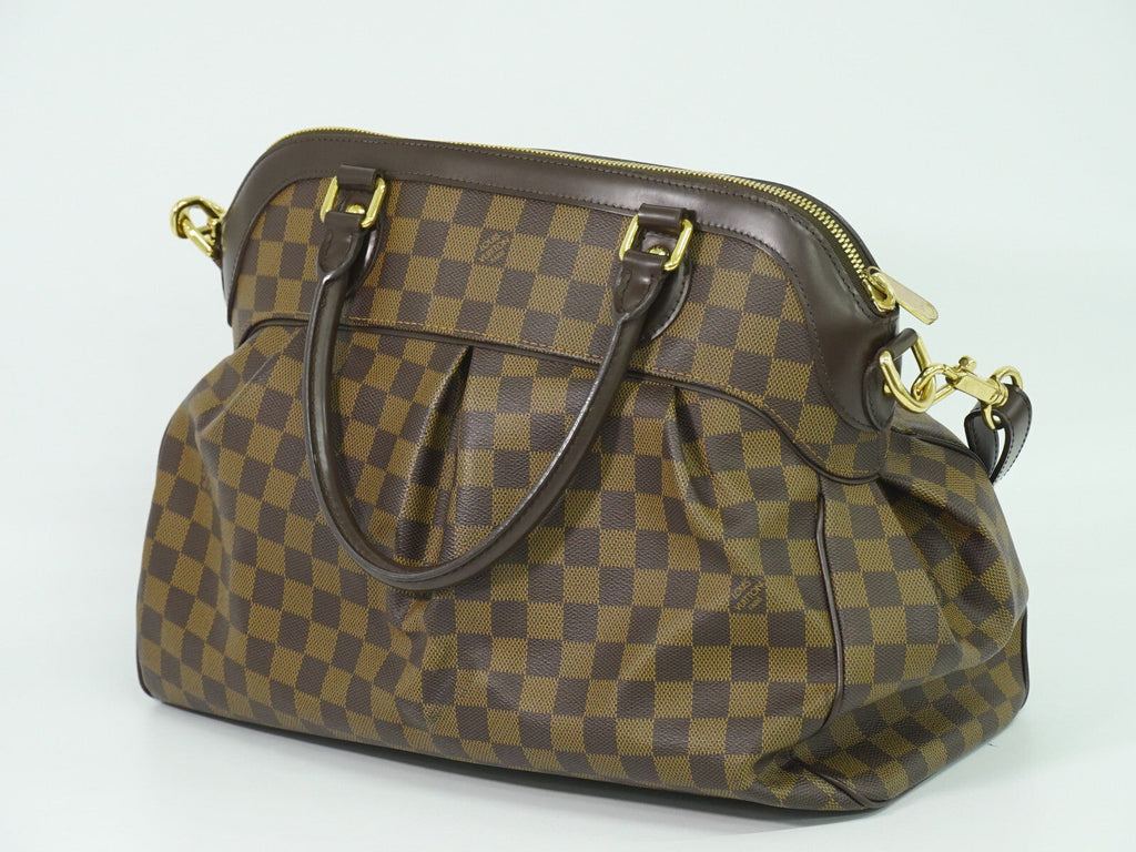 Louis Vuitton Trevi Handbag Damier Brown Canvas Handbag